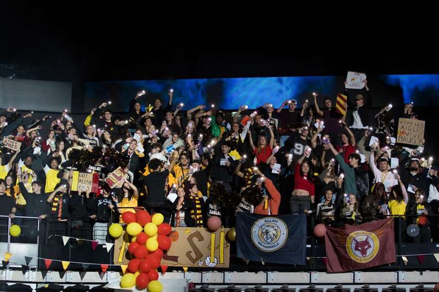 Tribune ALLSH Eagles à la finale TACT 2025
